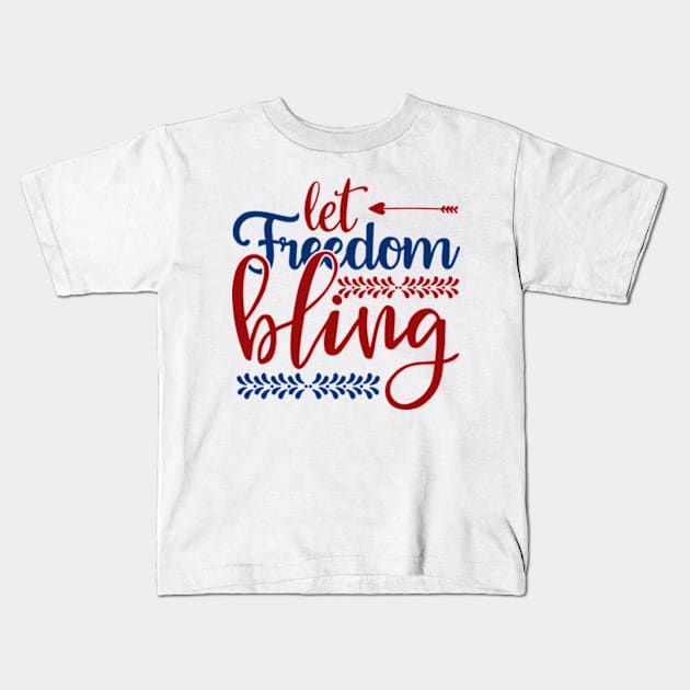 Freedom On Kids T-Shirt by Socity Shop